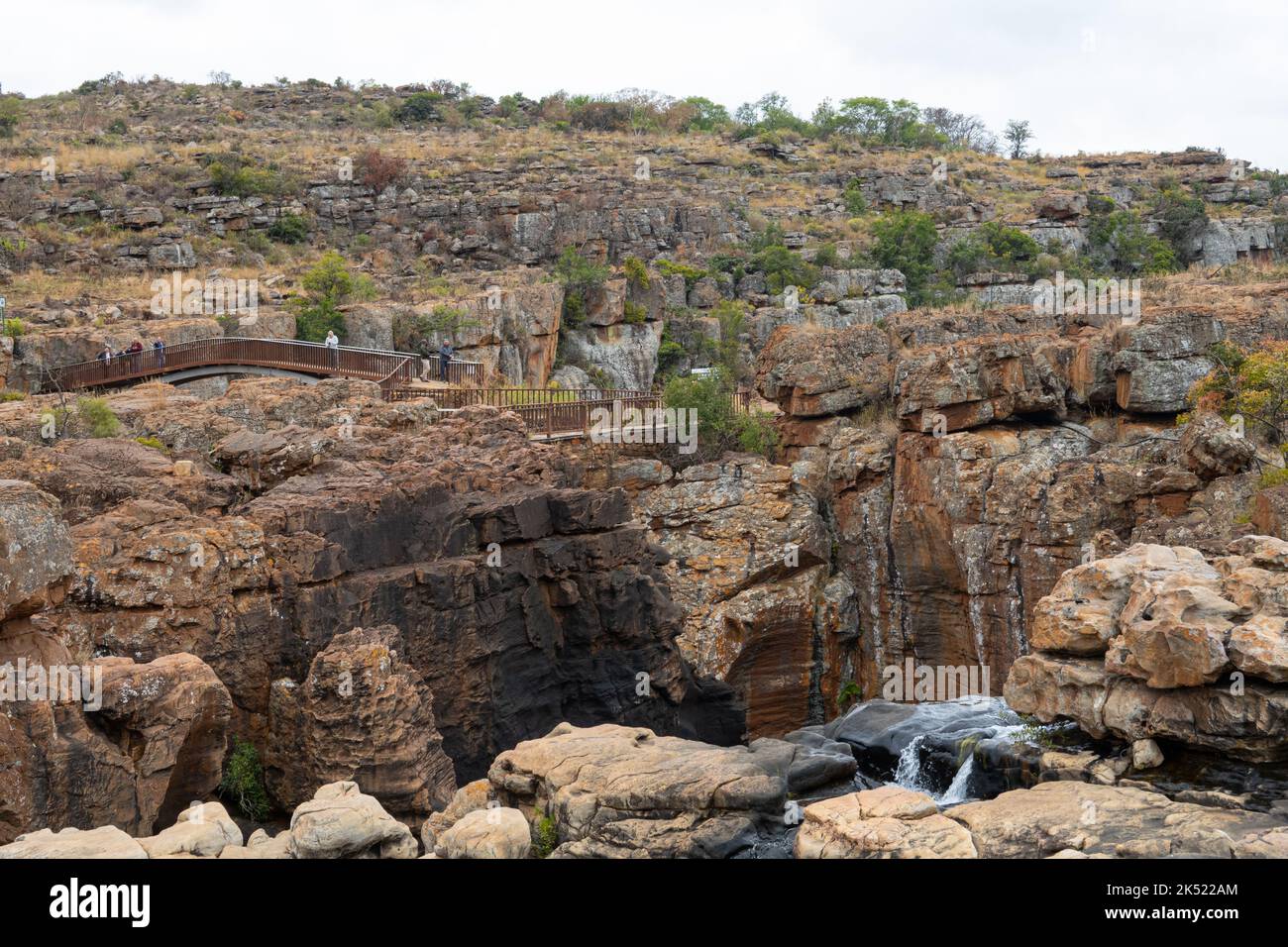 Hike to Bourke's Luck Potholes Stock Photo Alamy