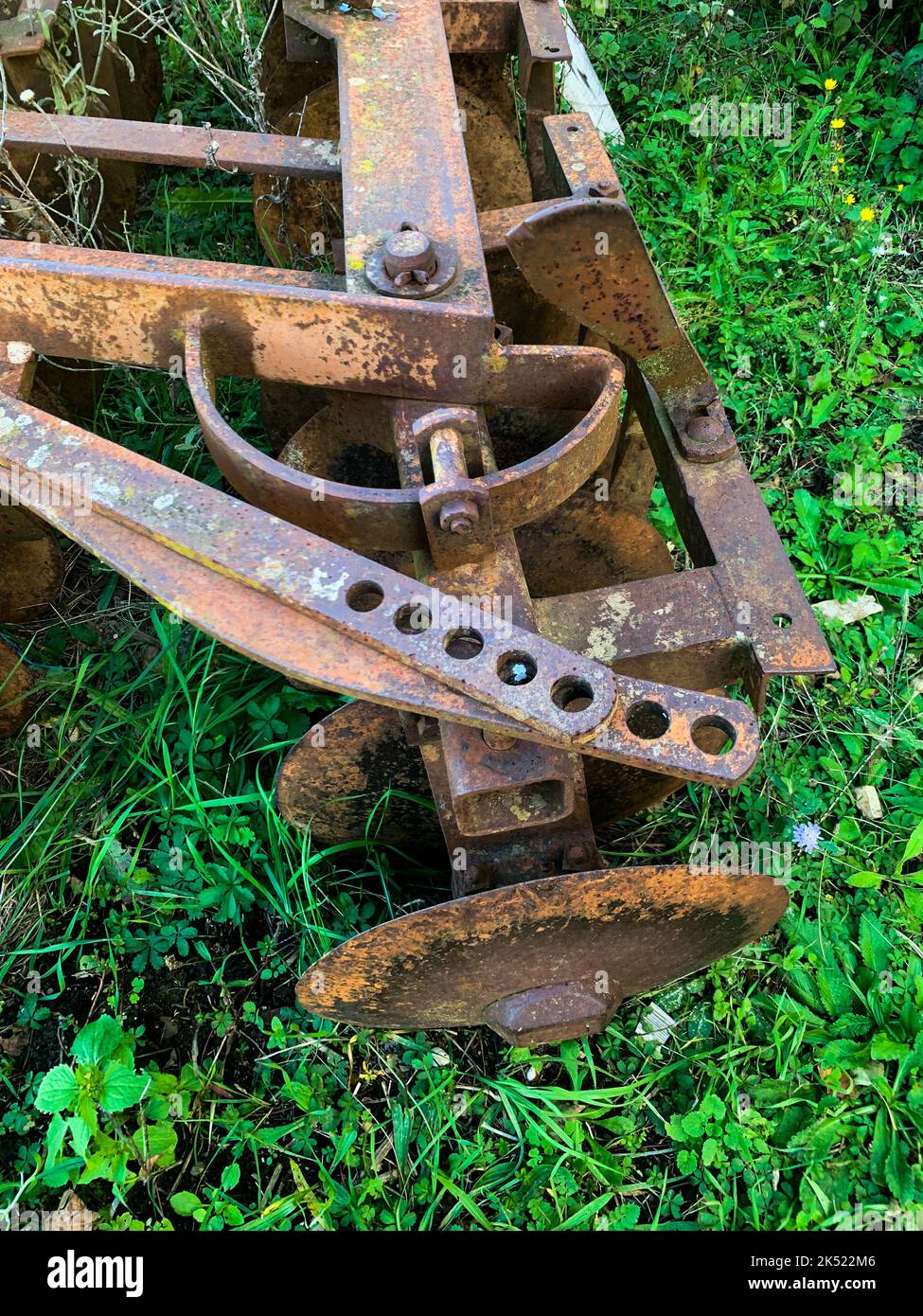 Cultivation Instrument Old agricultural instrument, Vegetable cultivation farm, Saint-Priest ...