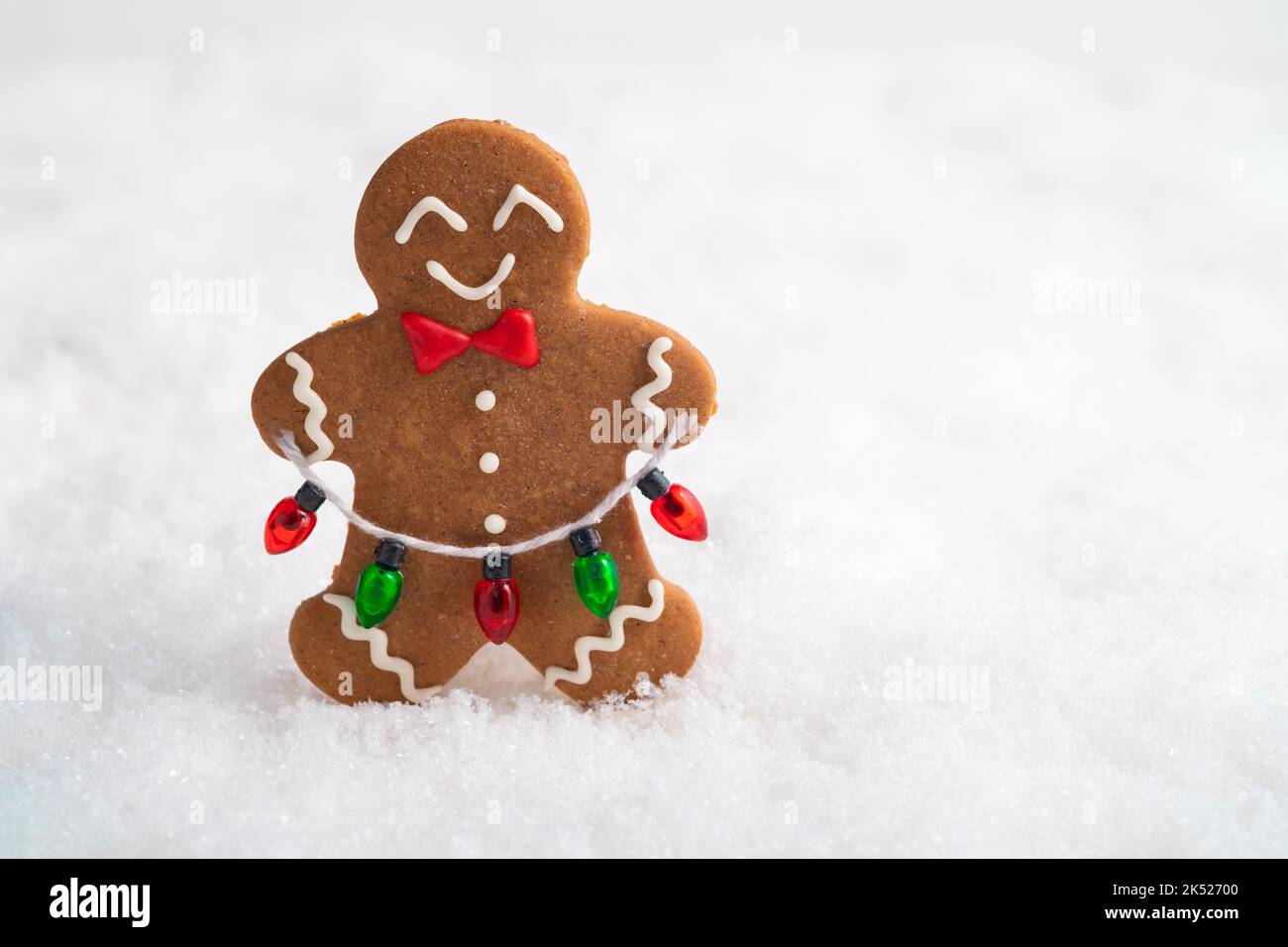 Cute Gingerbread man Stock Photo