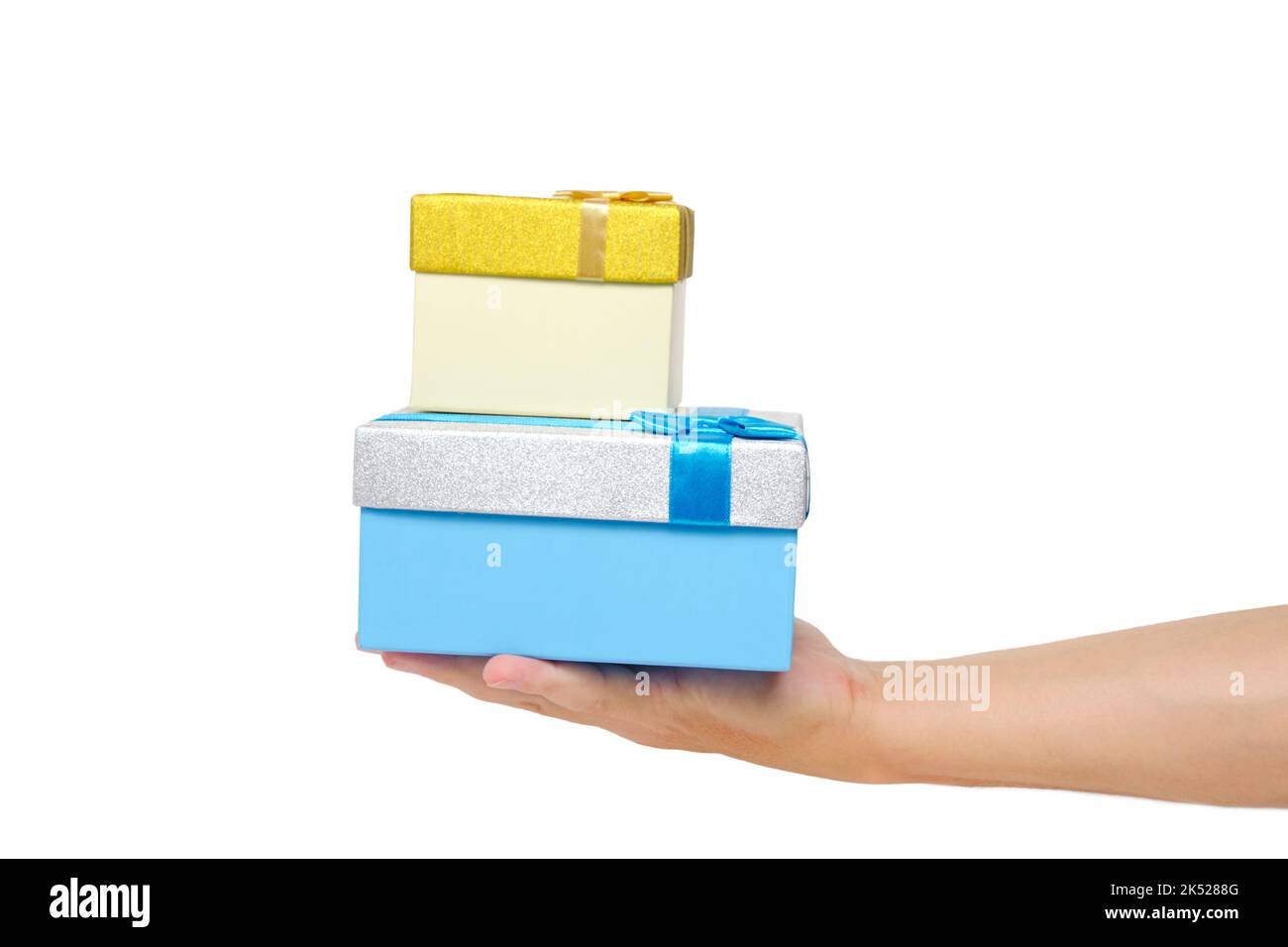 Present hand hands new Cut Out Stock Images & Pictures - Alamy