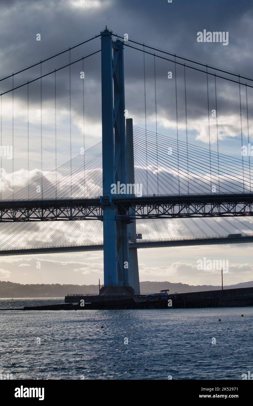 Forth Road Bridges Stock Photo Alamy