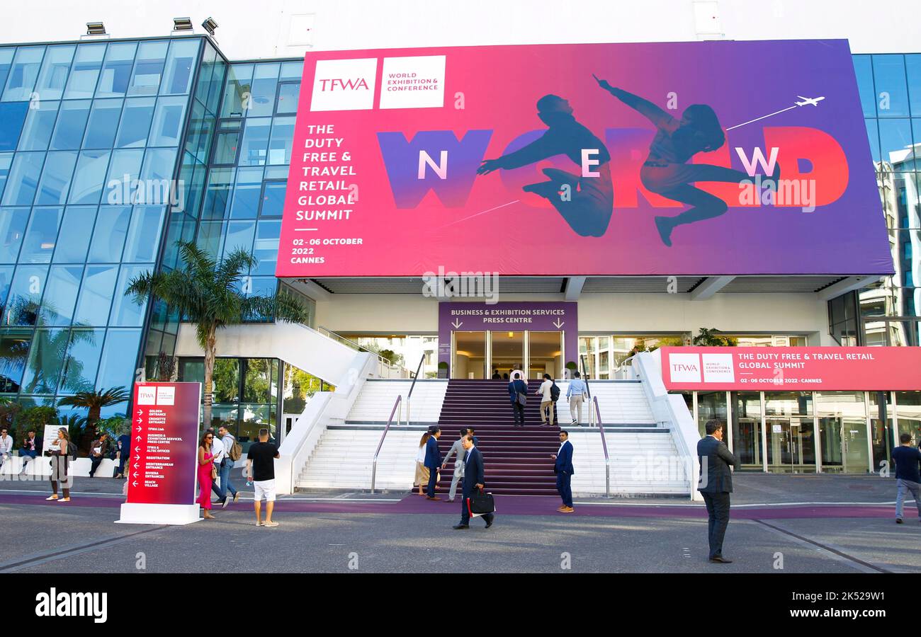 Cannes, France October 05, 2022 TFWA World Exhibition and Conference