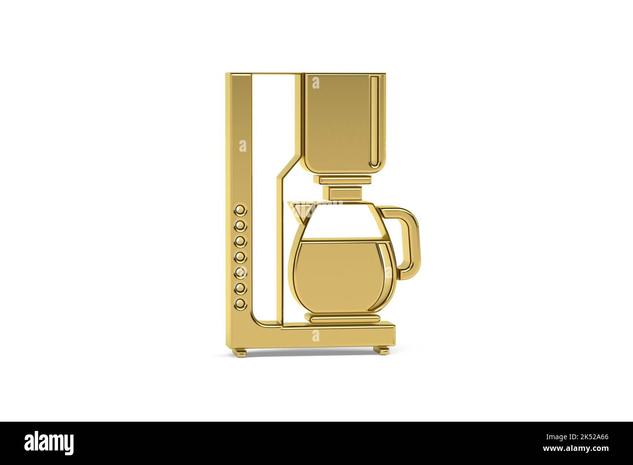 Modern Yellow Coffee Machine With A Kettle For Brewing Coffee 3d Rendering  On Gray Background With Shadow Stock Photo, Picture and Royalty Free Image.  Image 102794149.