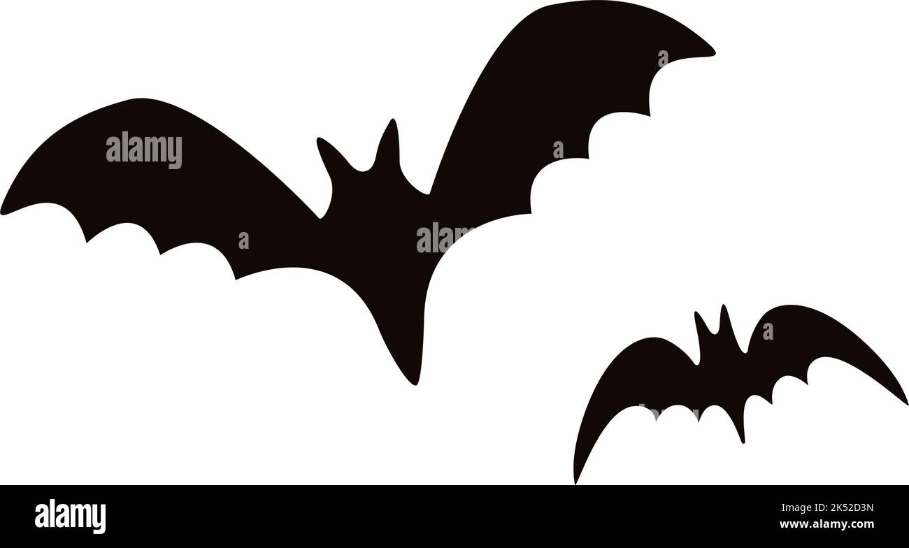 halloween bats flying animal icon Stock Vector Image & Art - Alamy