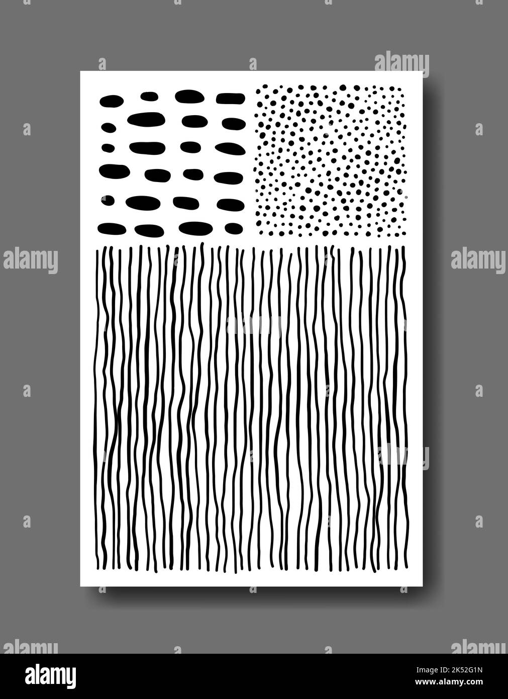 Poster with abstract patterns vector Stock Vector Image & Art - Alamy