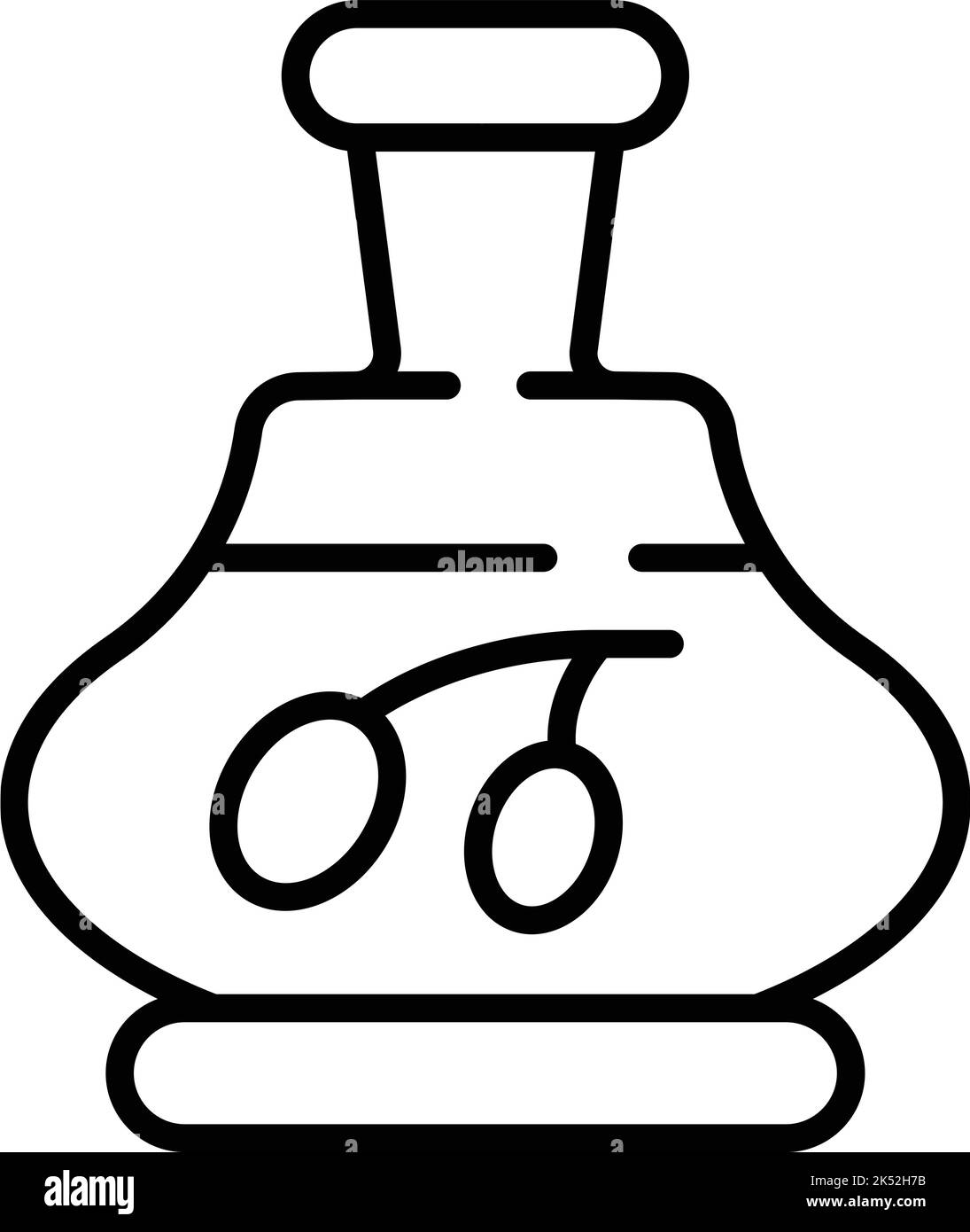 Extra virgin oil icon outline vector. Olive food. Plant vegetable Stock