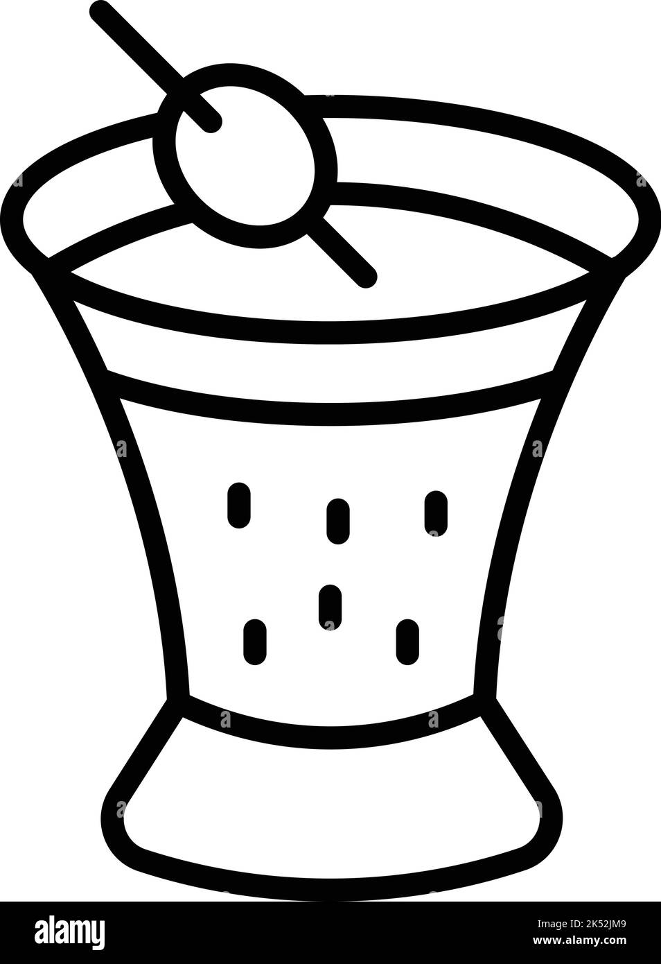 Olive cocktail icon outline vector. Oil food. Virgin extra Stock Vector