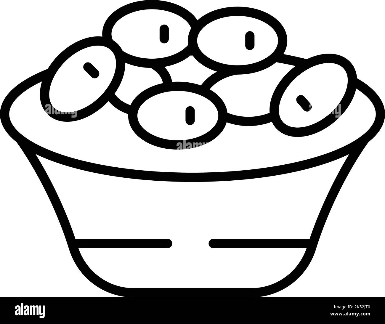 Olives icon outline vector. Oil olive. Food plant Stock Vector
