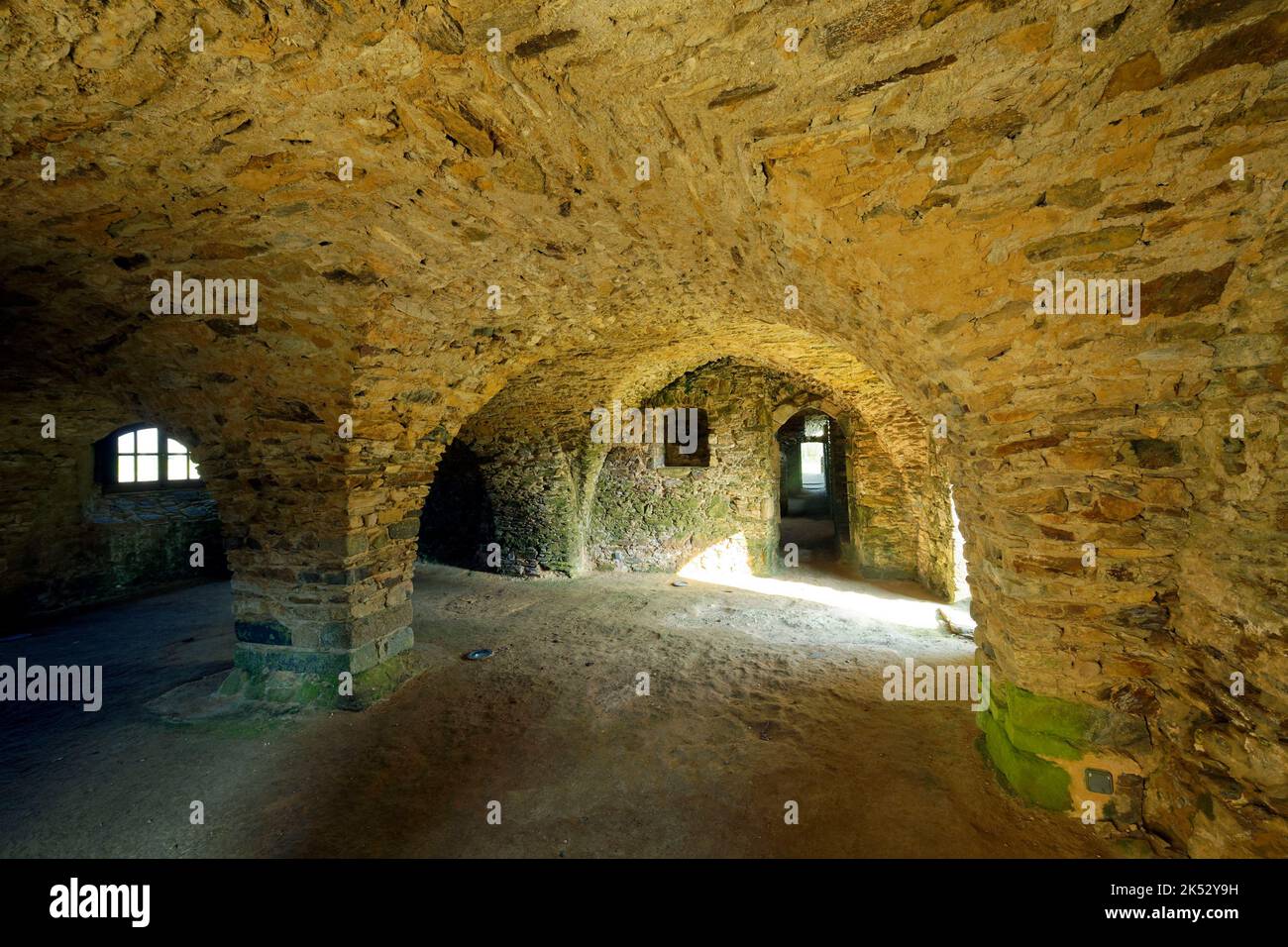 France, Manche, Cotentin Peninsula, Gratot, Gratot castle Stock Photo
