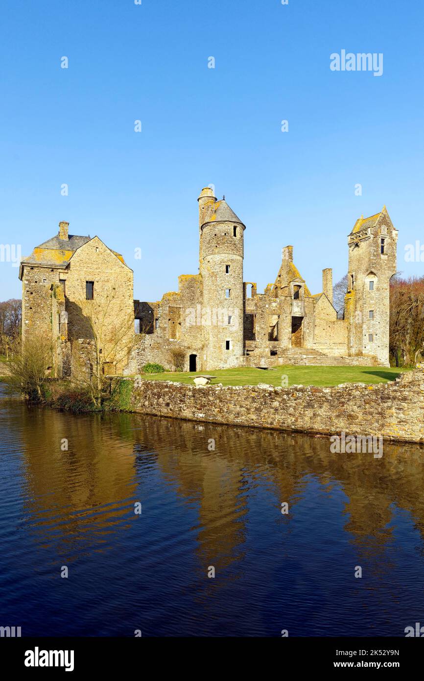 France, Manche, Cotentin Peninsula, Gratot, Gratot castle Stock Photo