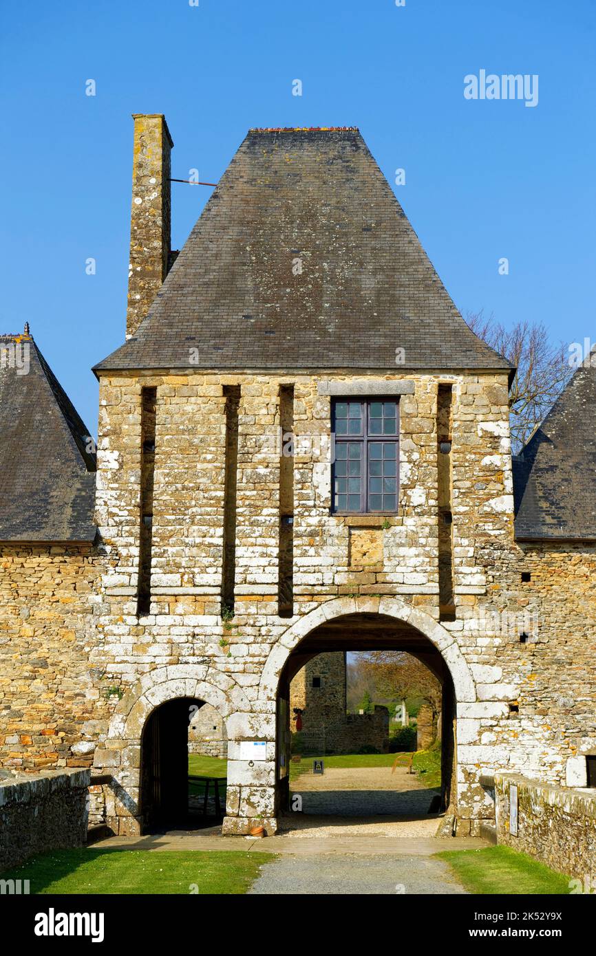 France, Manche, Cotentin Peninsula, Gratot, Gratot castle Stock Photo