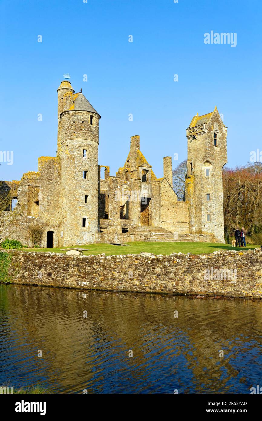 France, Manche, Cotentin Peninsula, Gratot, Gratot castle Stock Photo