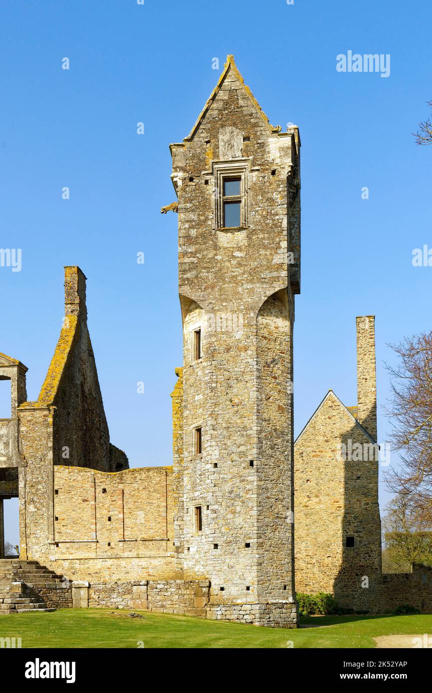 France, Manche, Cotentin Peninsula, Gratot, Gratot castle Stock Photo