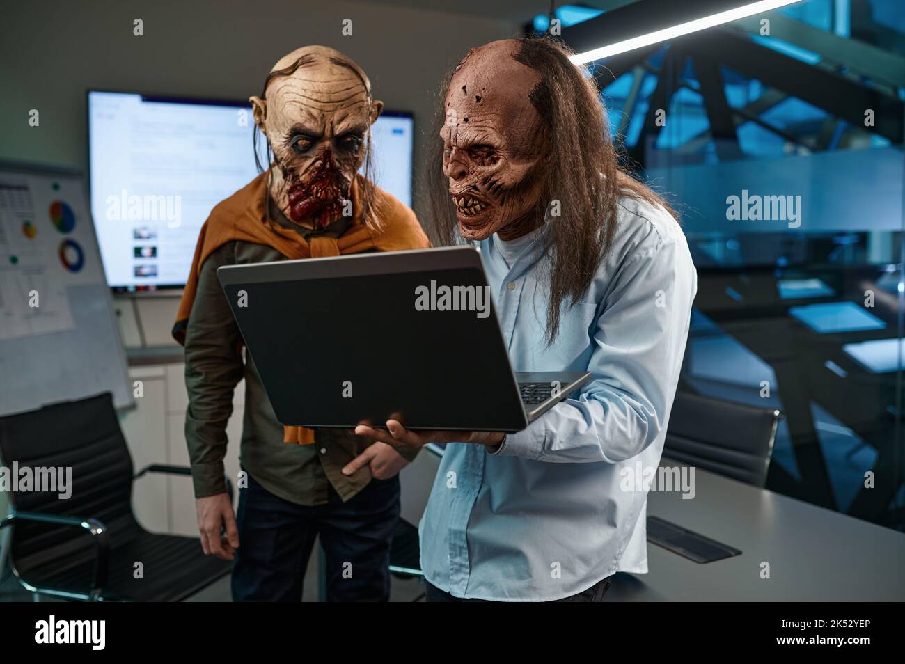 Monster computer screen hi-res stock photography and images - Alamy