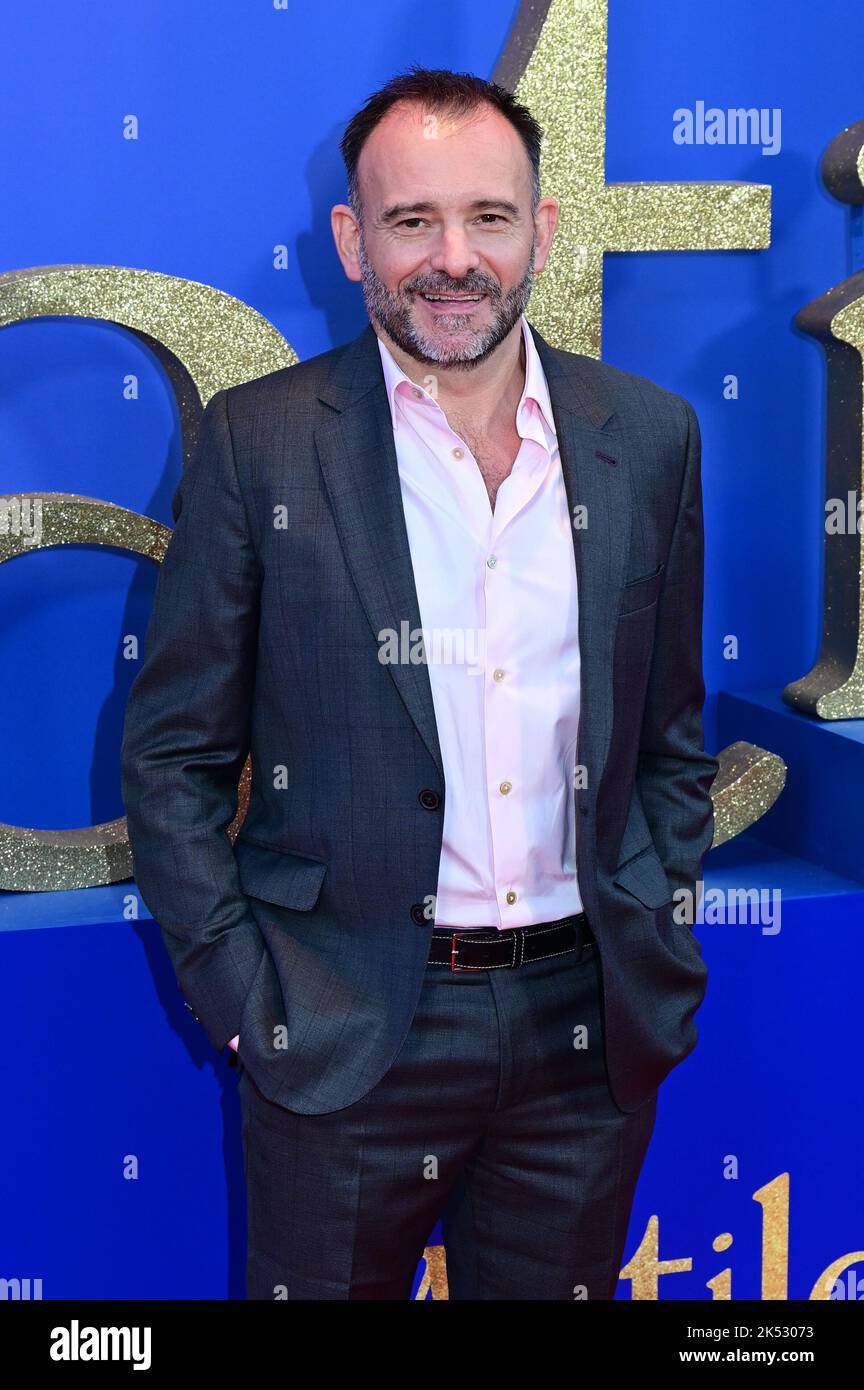 London, UK , 05/10/2022, Matthew Warchus Arrive at the Cast and filmmakers attend the BFI London Film Festival press conference for Roald Dahl’s Matilda The Musical, released by Sony Pictures in cinemas across the UK & Ireland on November 25th -  5th October 2022, London, UK. Stock Photo
