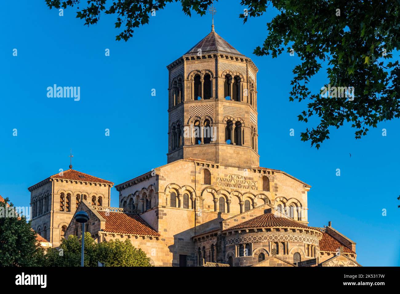 France, Puy de Dome, Issoire, bedside of the roman abbey Saint