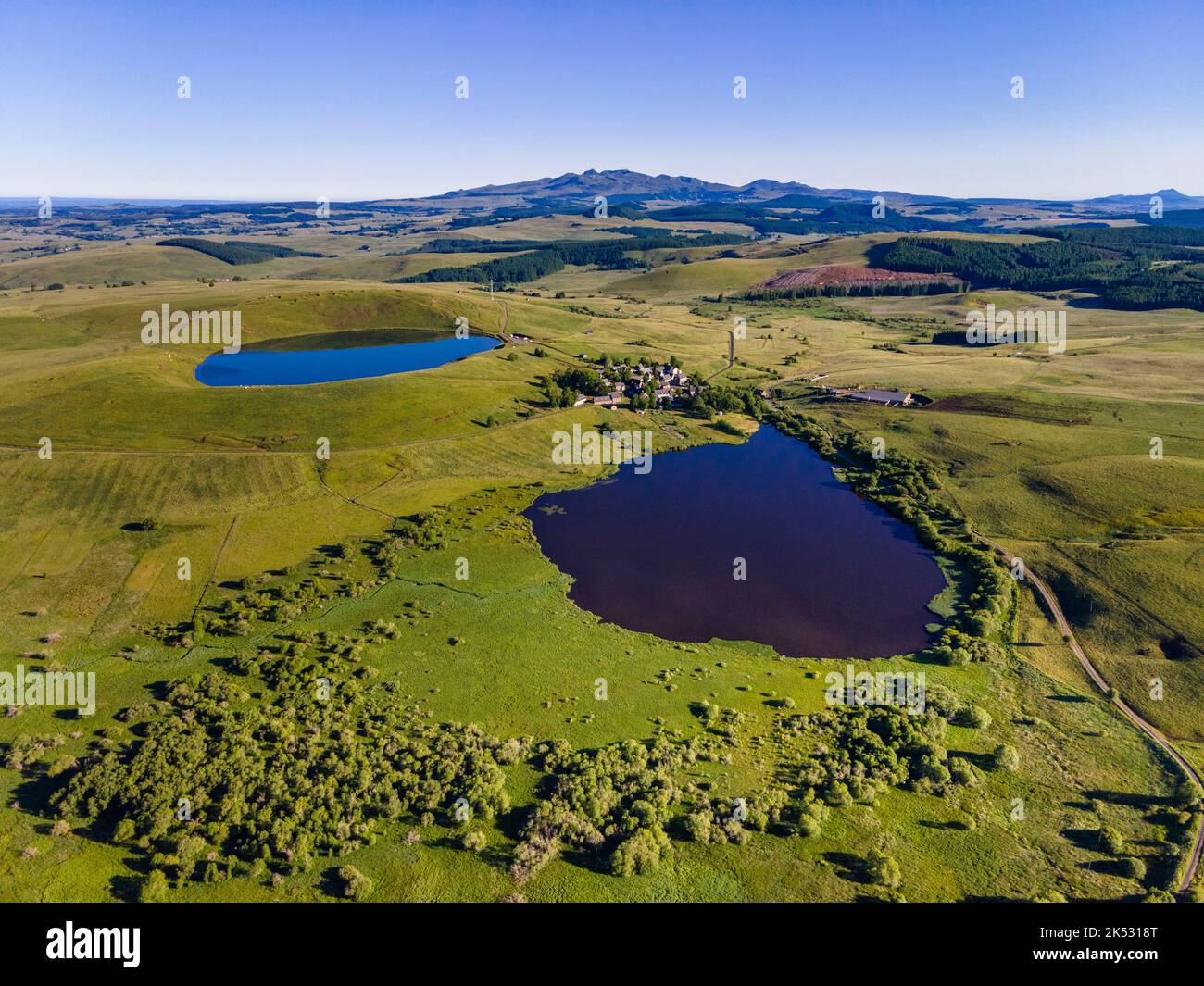 France, Puy de Dome, Regional Natural Park of the Auvergne Volcanoes ...