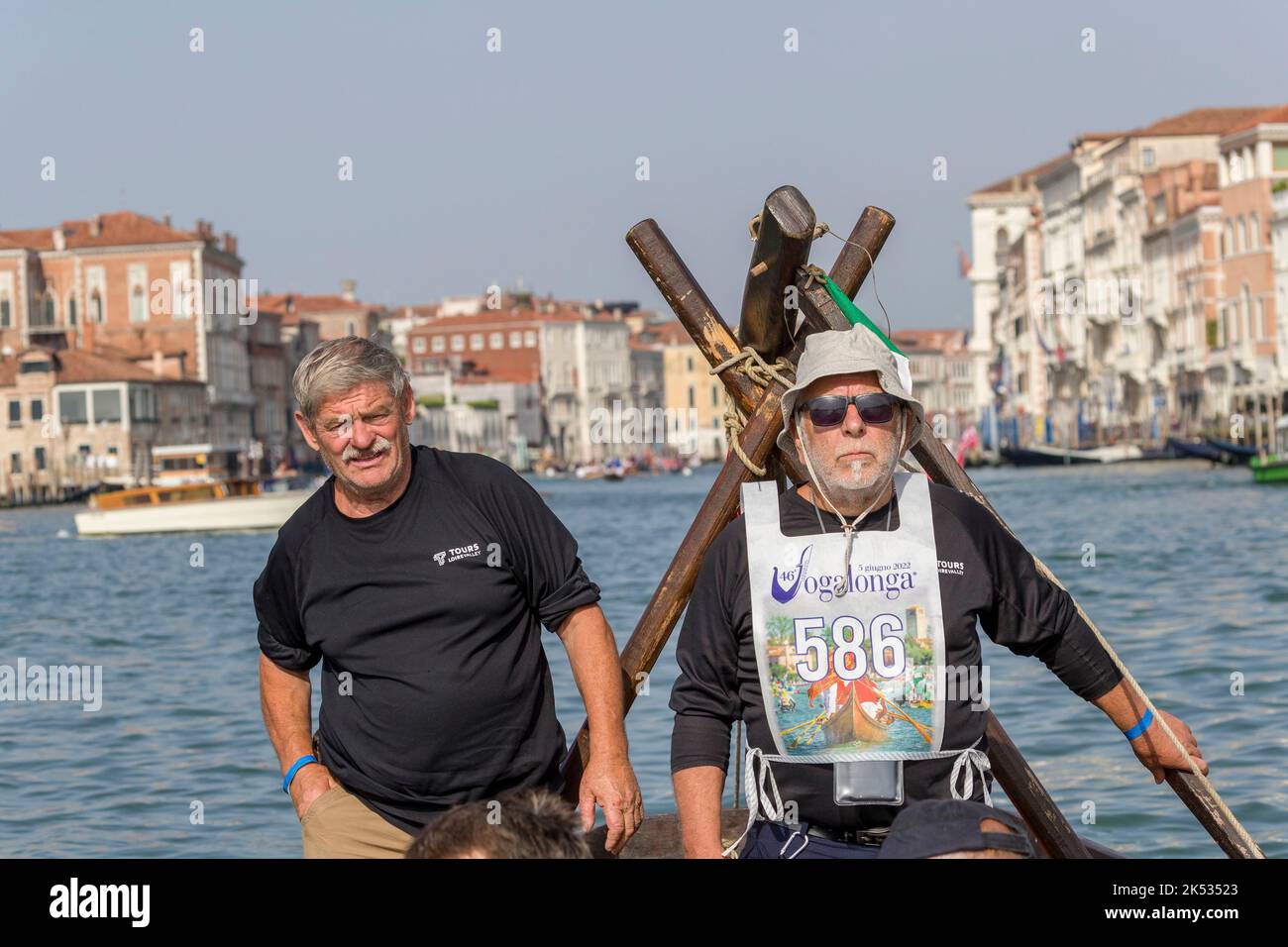 32 Rowers Boat Italy, Venice, listed as World Heritage by UNESCO, La Vogalonga is a 32 ...