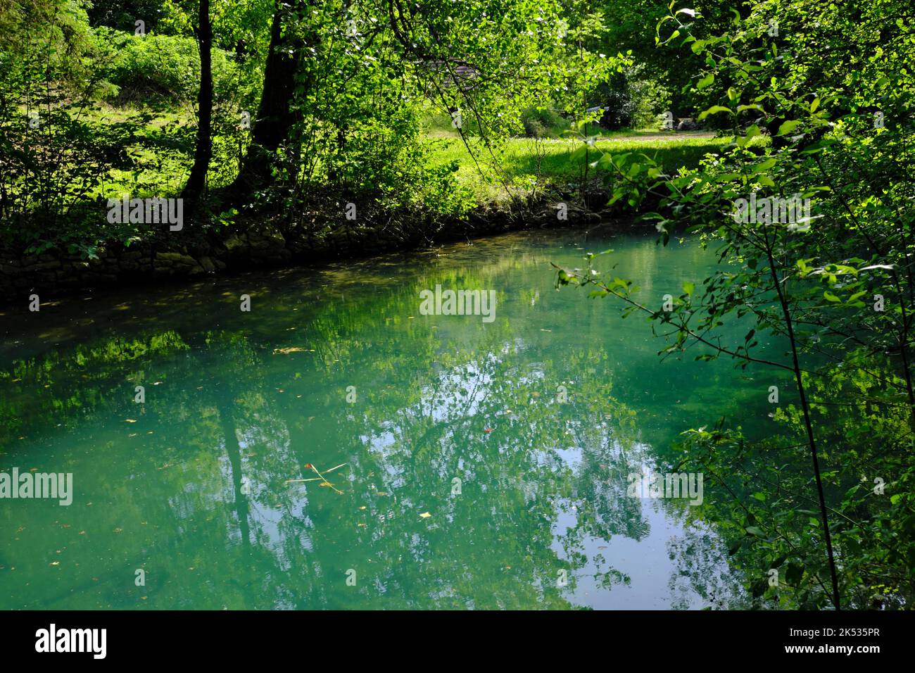 Source bleue hi-res stock photography and images - Alamy