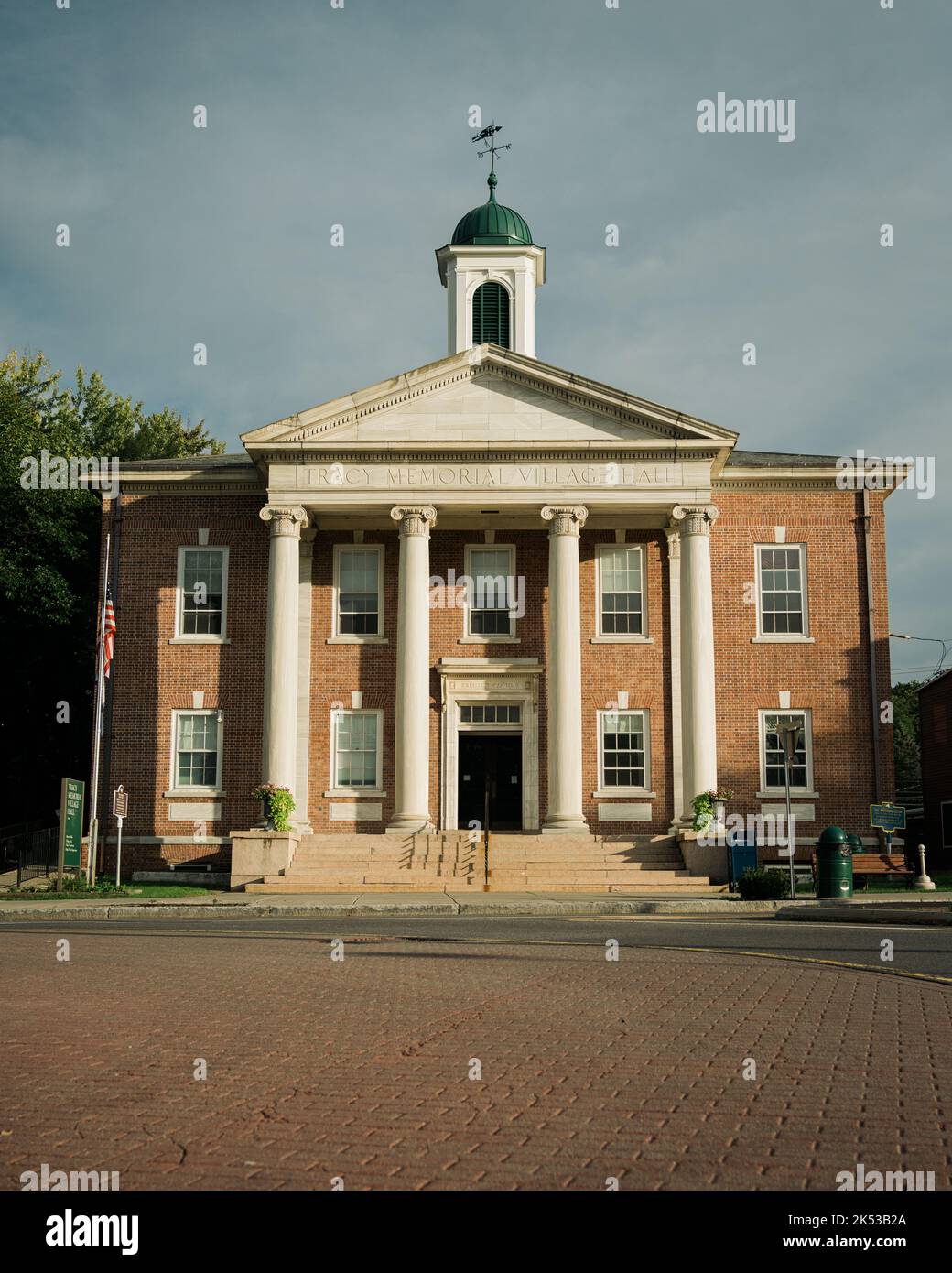 Tracy Memorial Village Hall, Chatham, New York Stock Photo Alamy