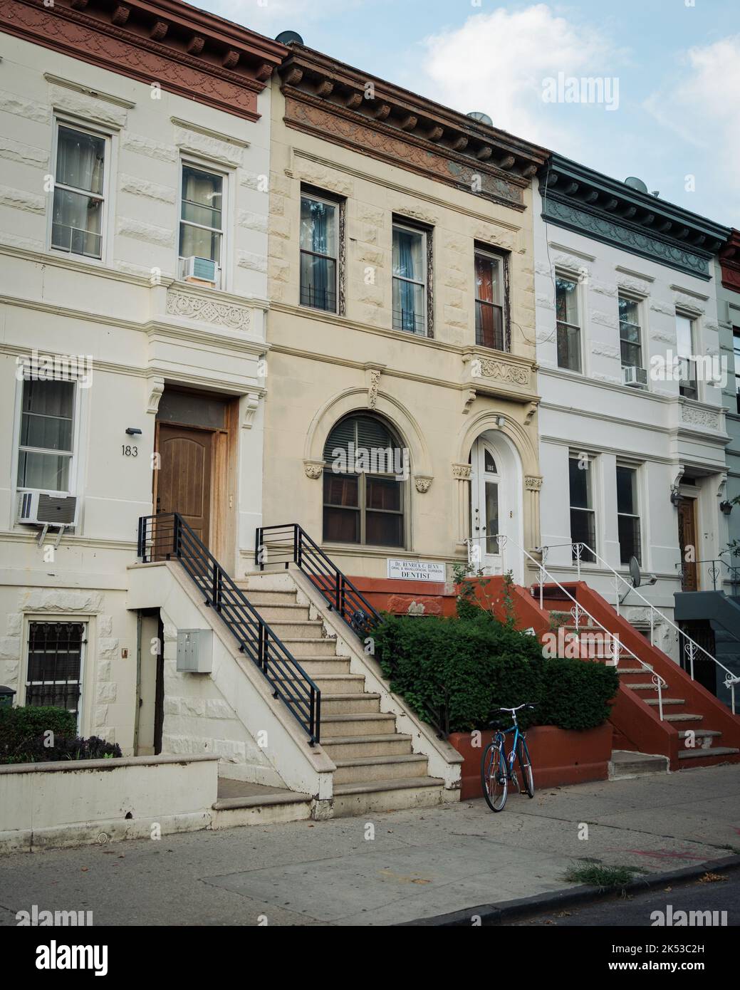 Beautiful houses in Crown Heights, Brooklyn, New York Stock Photo Alamy