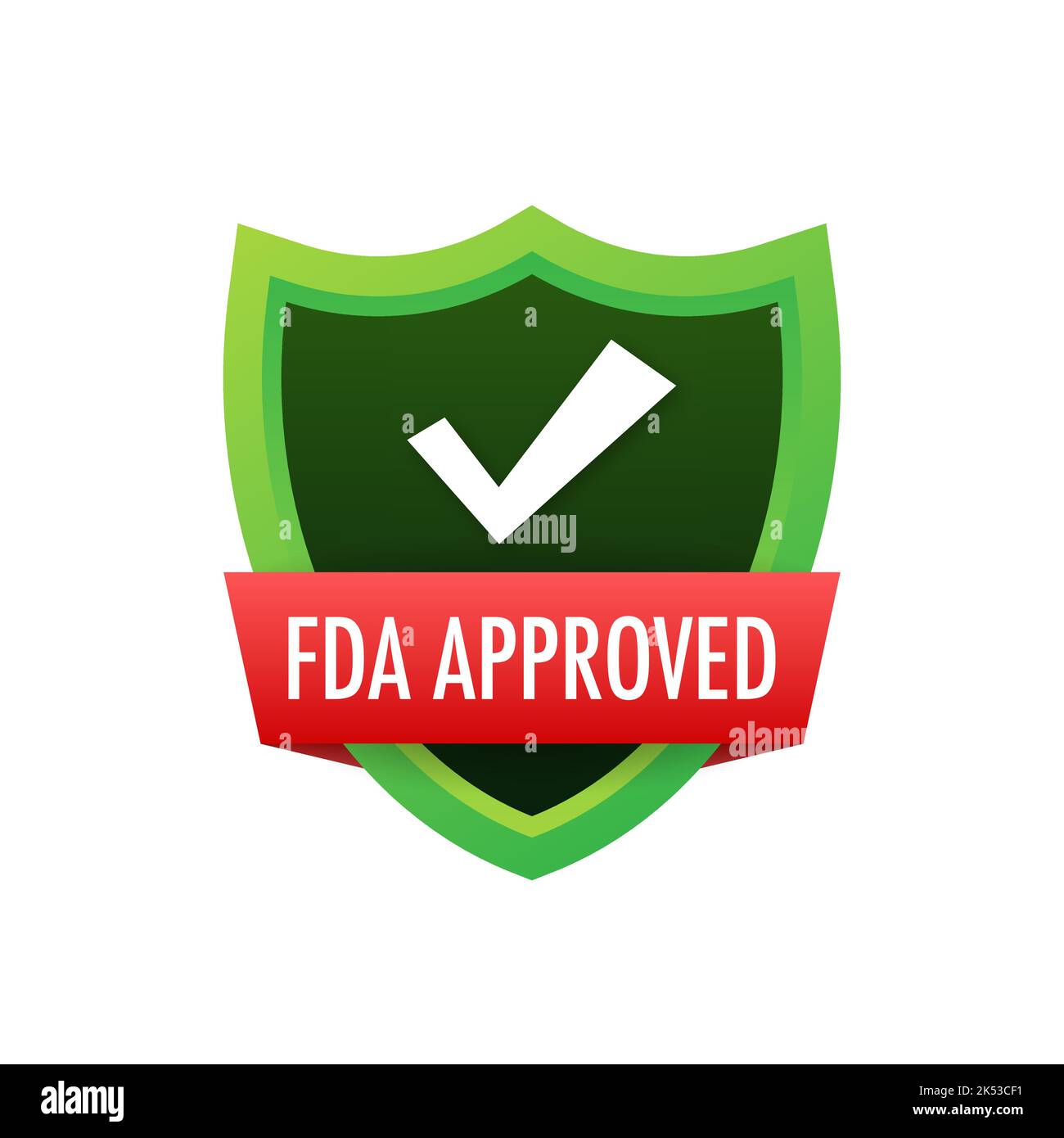 FDA approved grunge rubber stamp on white background. Vector