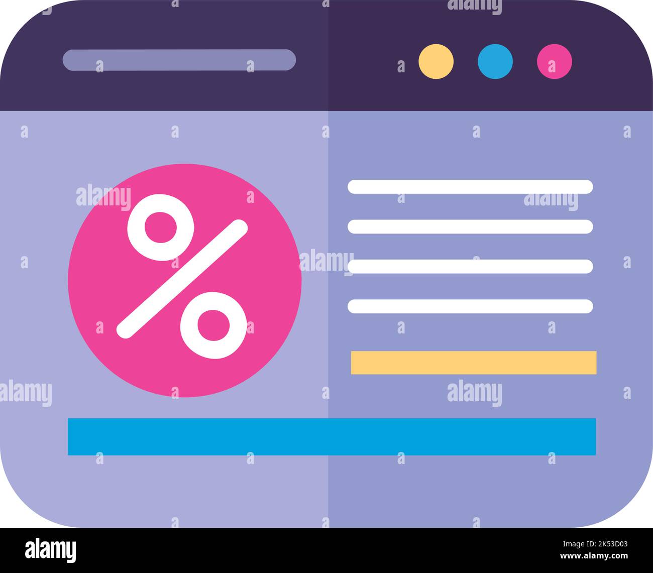 percent symbol in webpage template Stock Vector Image & Art - Alamy