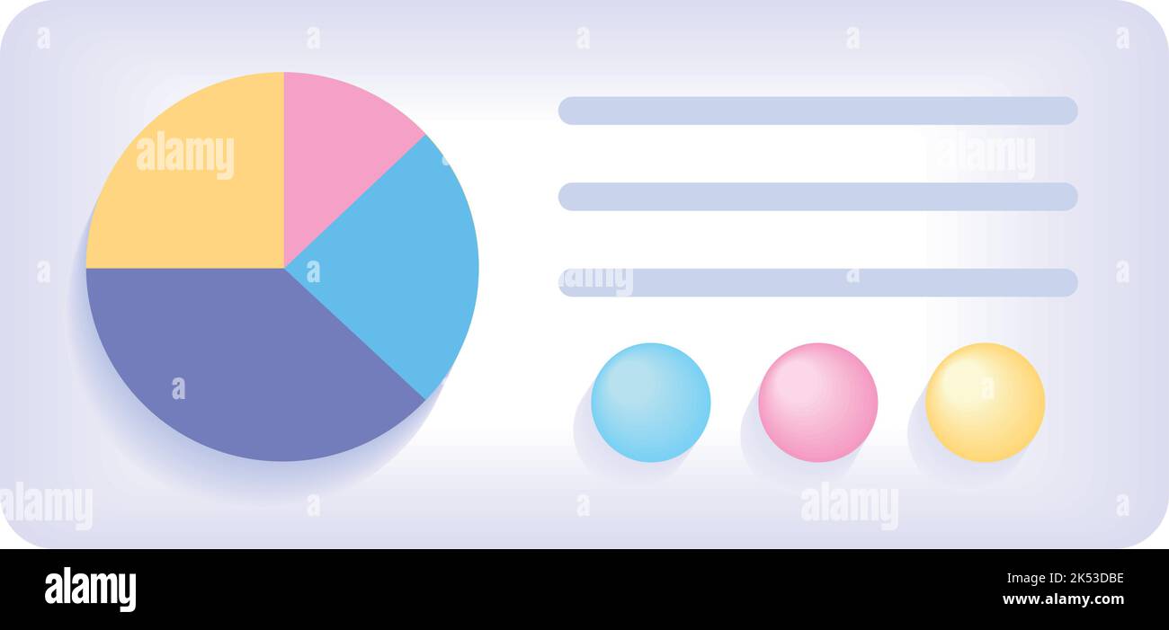 statistics pie infographic button icon Stock Vector Image & Art - Alamy