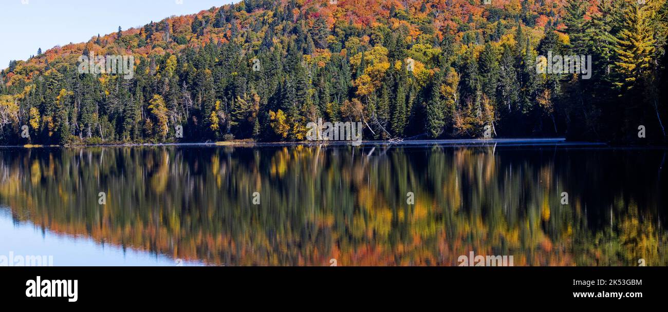 Spectacular autumn, Mont Tremblant, Quebec, Canada Stock Photo Alamy