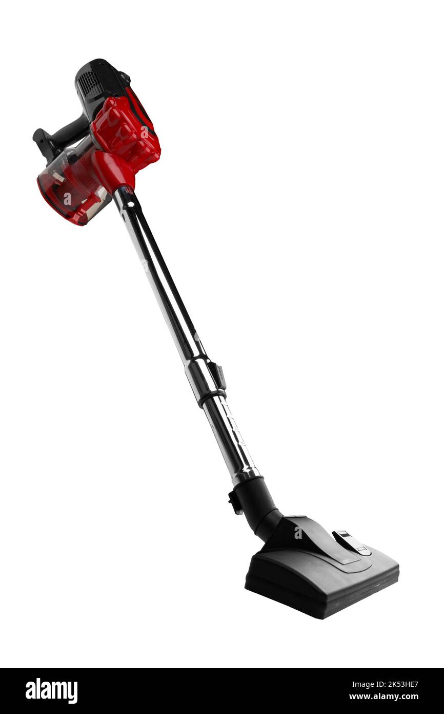 Handheld vacuum cleaner isolated on white background Stock Photo Alamy