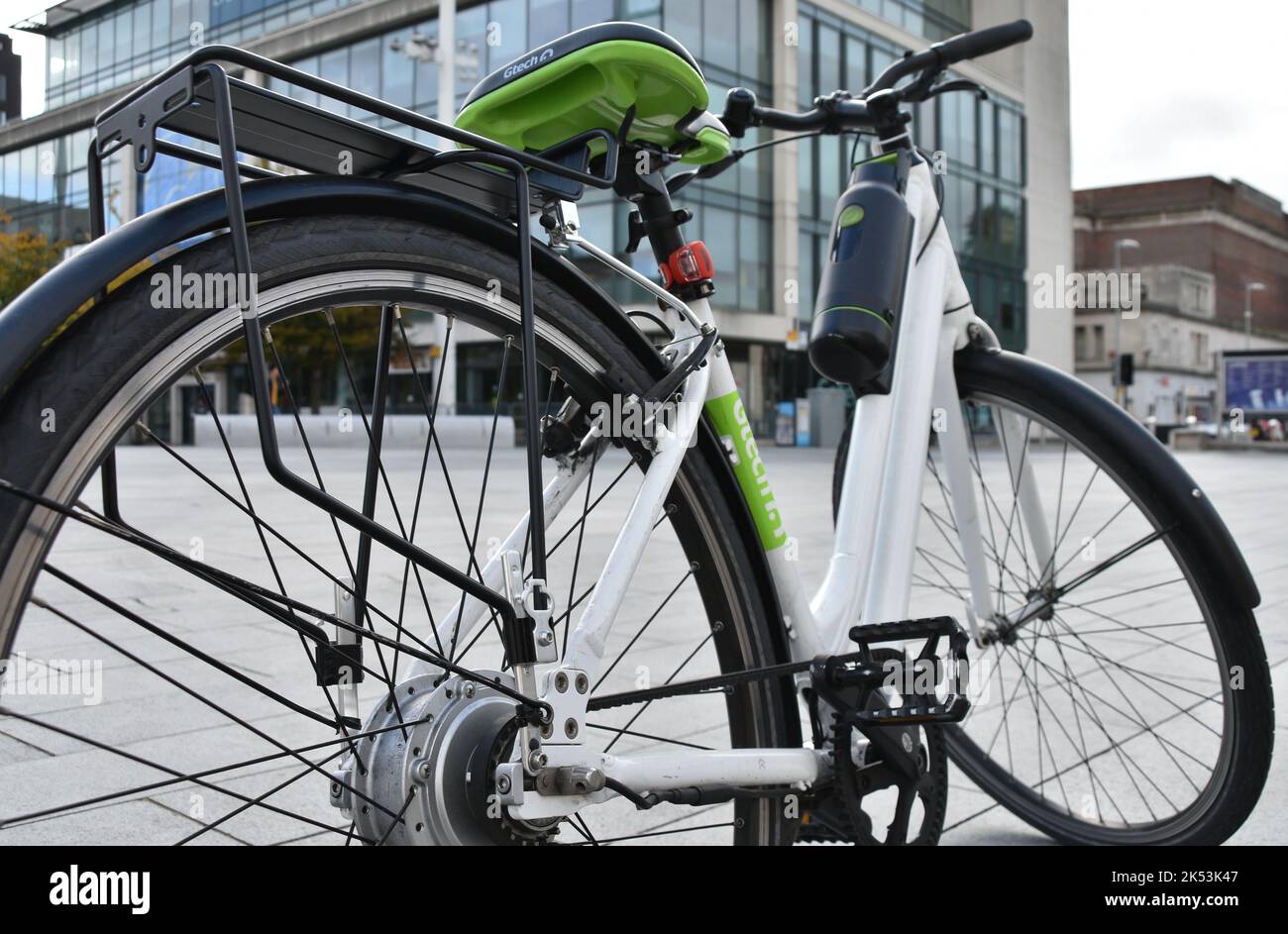 Southampton city council electric bike hires stock photography and images Alamy