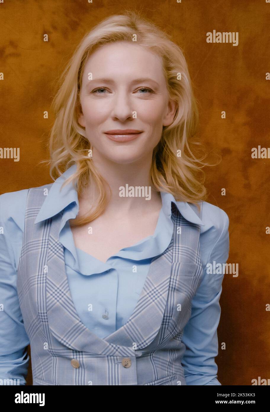 Retro celebrity portraits Cate Blanchette, circa 2006. For Editorial