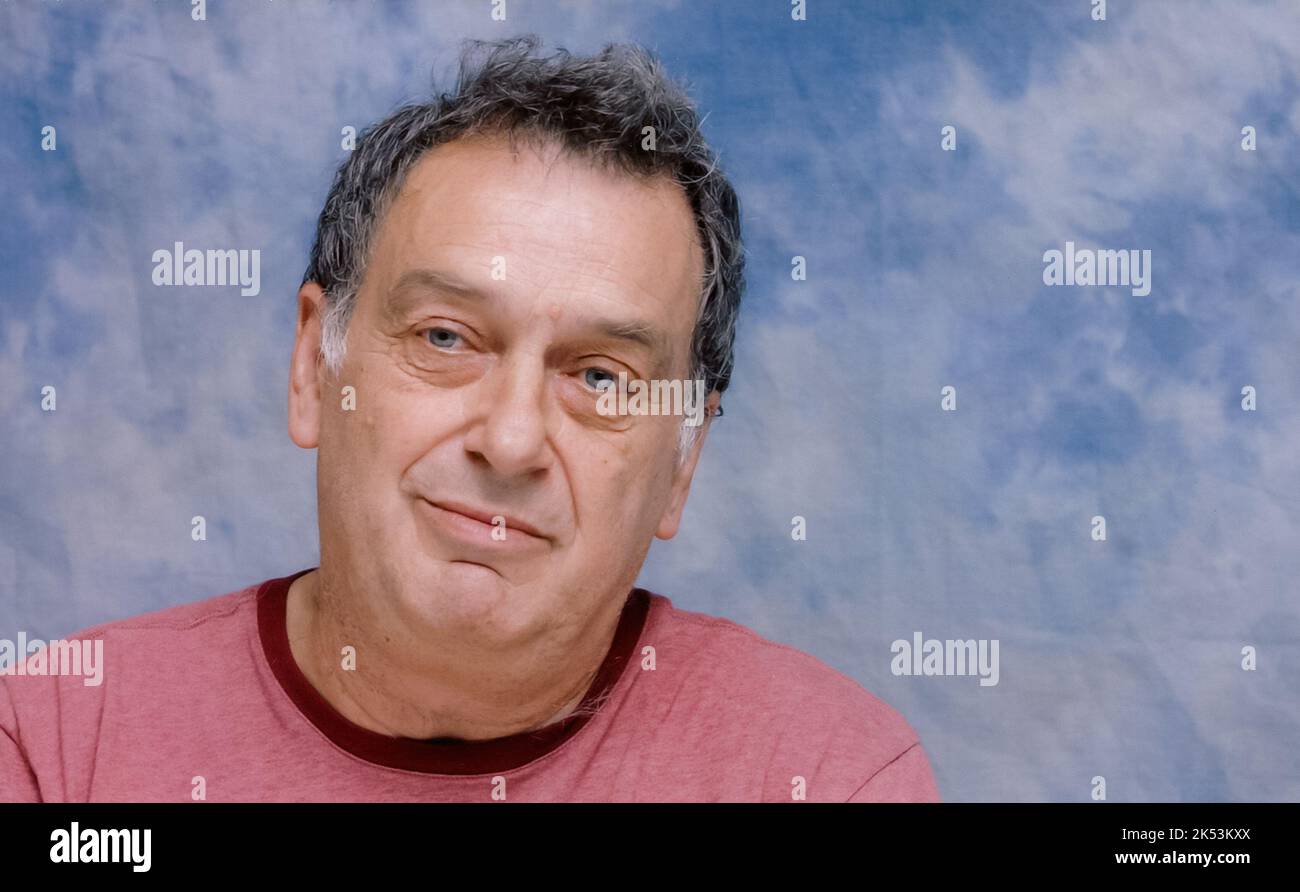Retro celebrity portraits - Stephen Frears, circa 2007. For Editorial