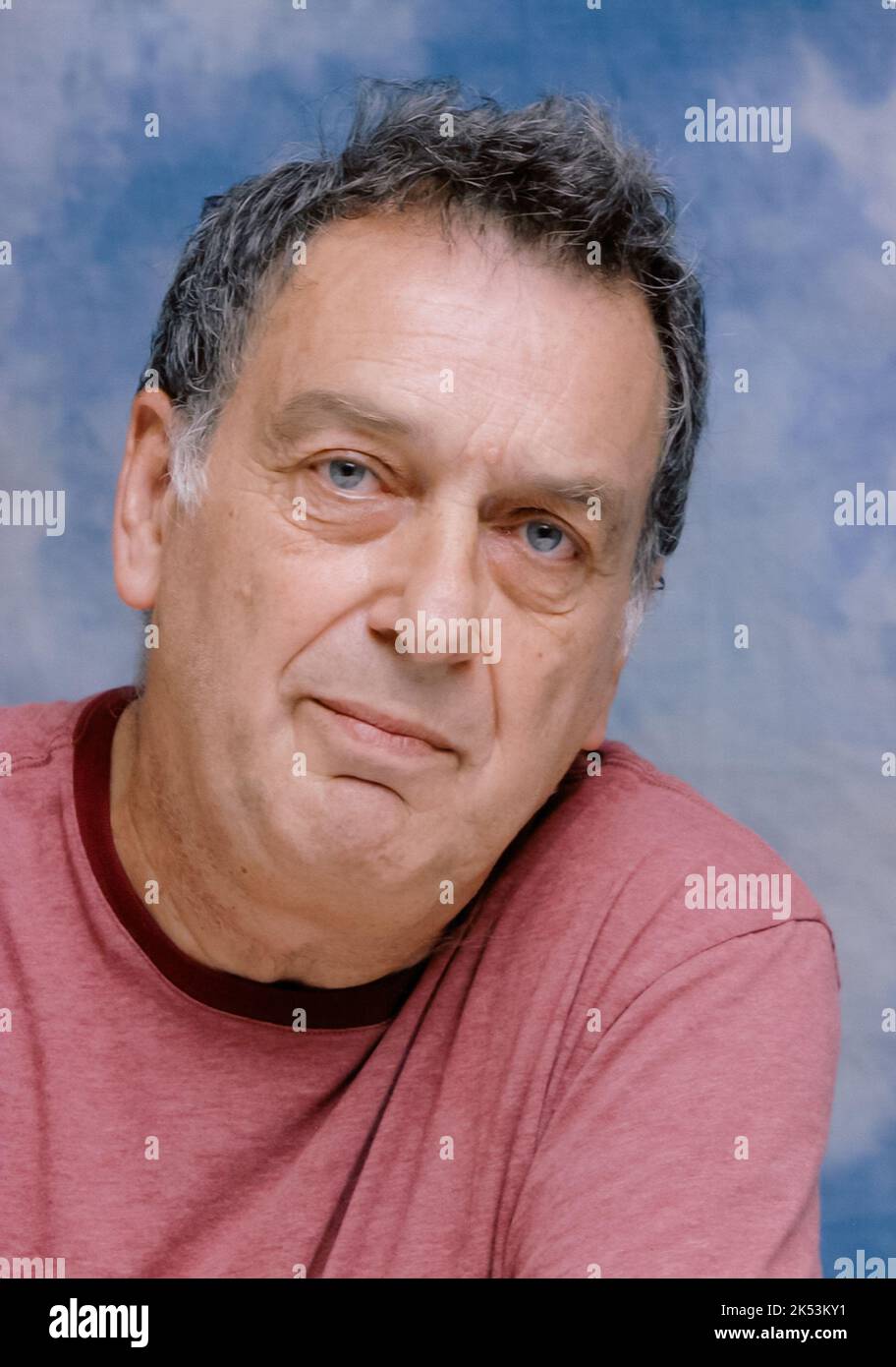 Retro celebrity portraits - Stephen Frears, circa 2007. For Editorial