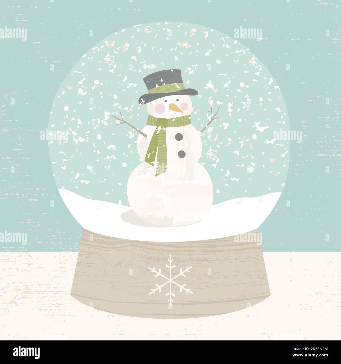 Snow globe cut out Stock Vector Images - Alamy