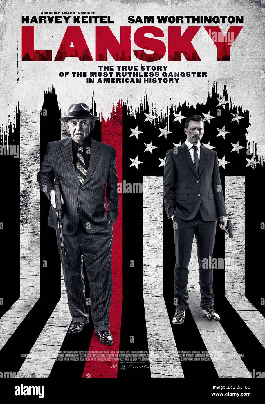 LANSKY, poster, from left Harvey Keitel as Meyer Lansky, Sam