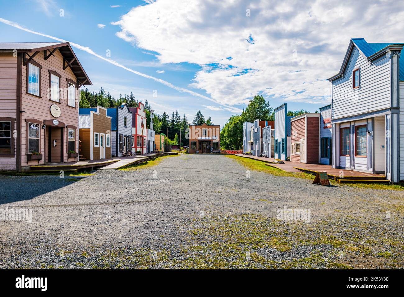 Dalton City; Haines; Alaska; USA. Walt Disney built movie set for