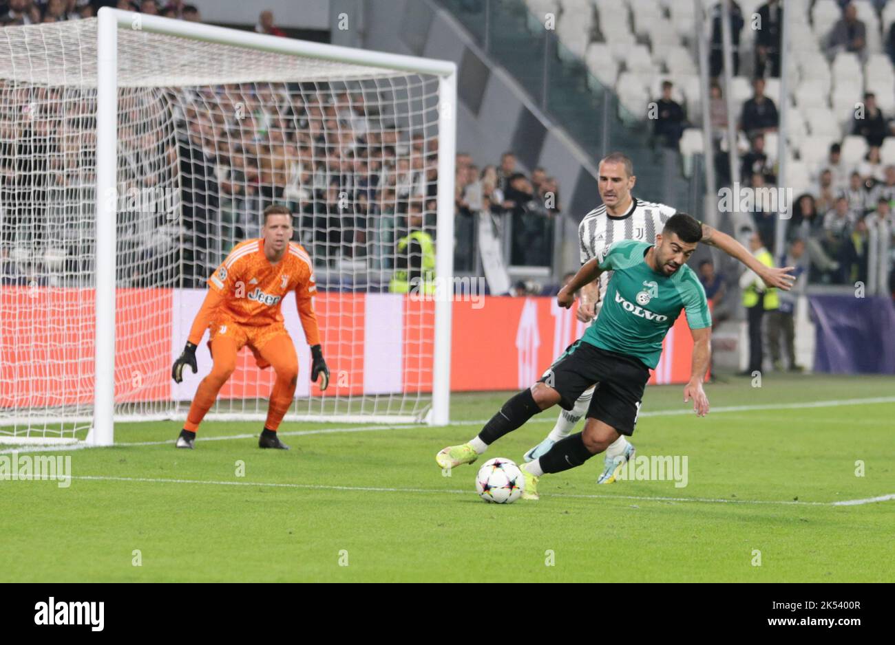 Mohammad Abu Fani of Maccabi Haifa during the UEFA Champions League