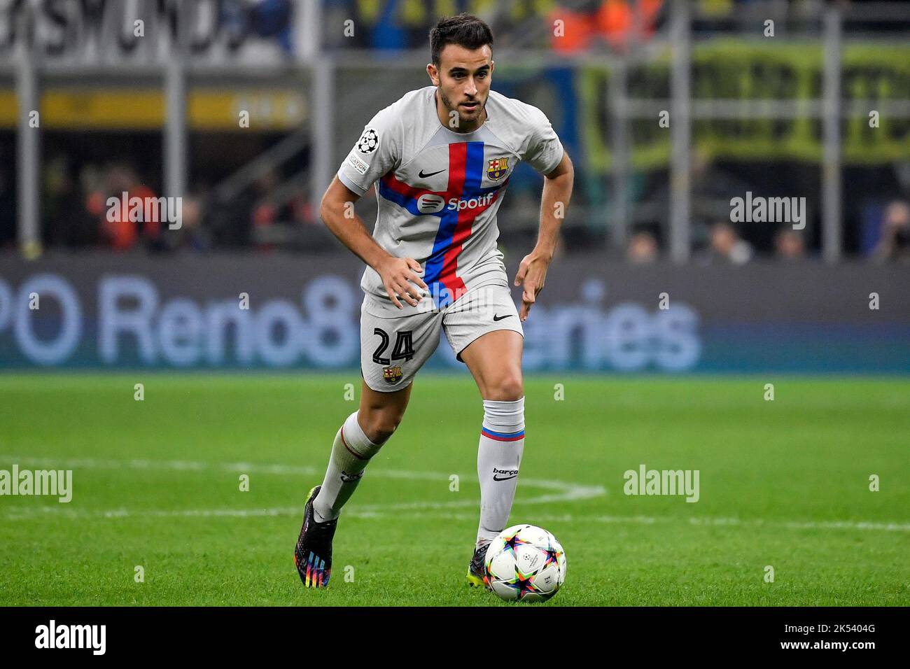 Eric Garcia of Barcelona in action during the Champions League Group C football match between FC Internazionale and FCB Barcelona at San Siro stadium Stock Photo