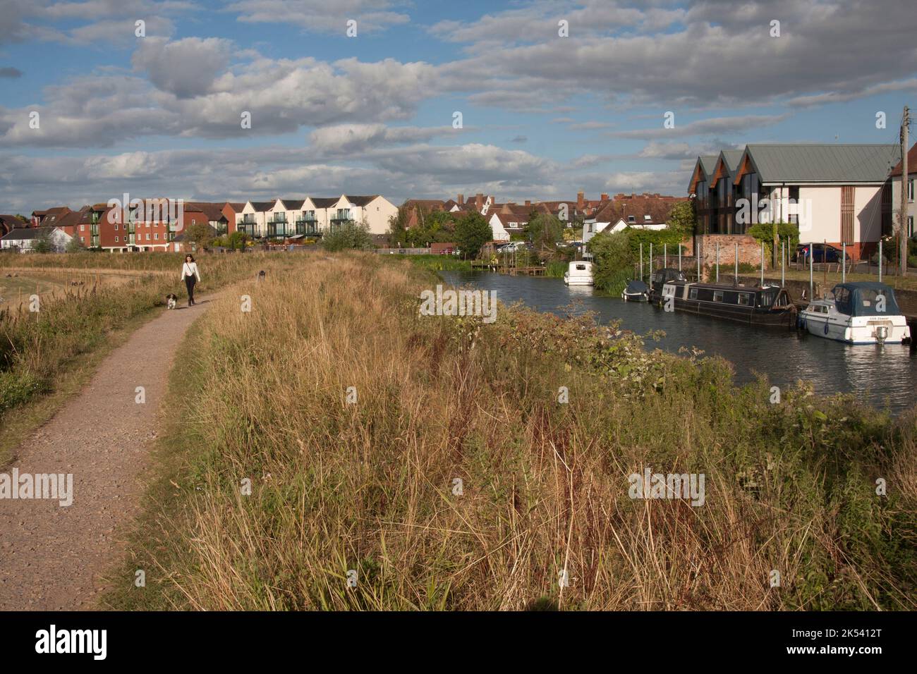 River Avon along the Severn Ham, Tewkesbury, Gloucestershire, England