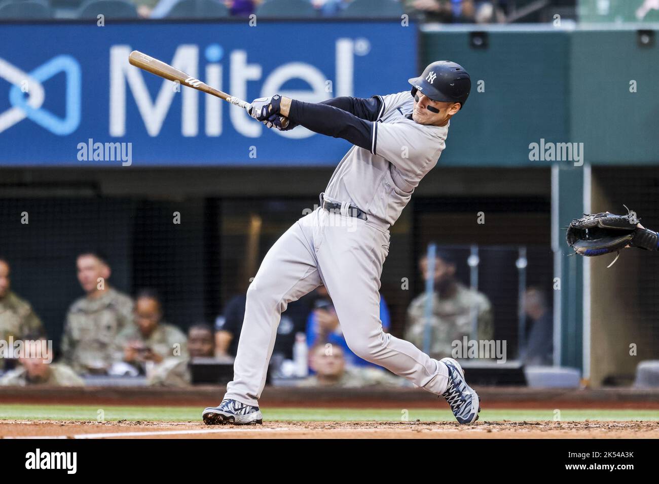 Arlington, United States. 05th Oct, 2022. New York Yankees first