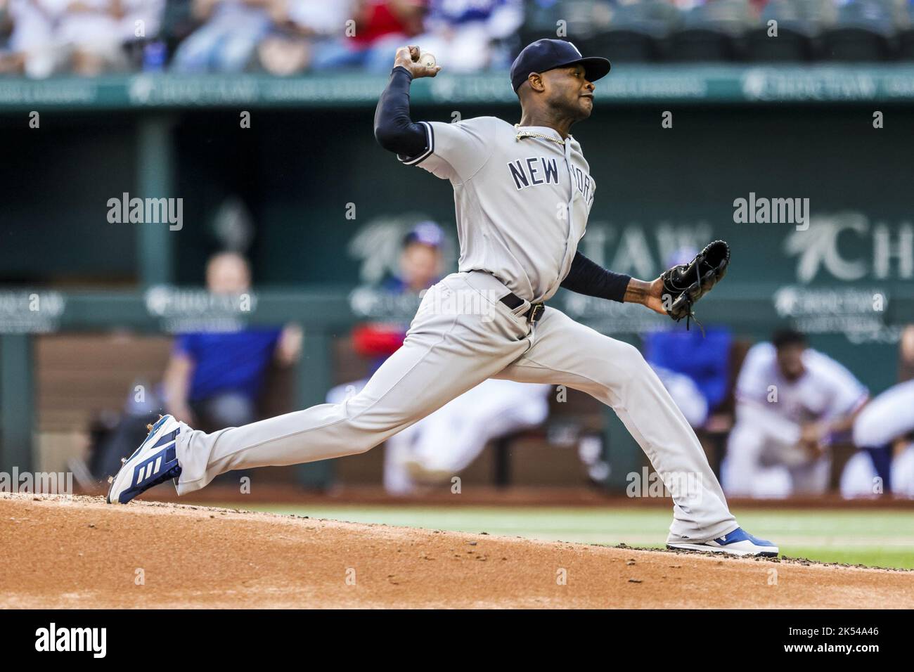 Arlington, United States. 05th Oct, 2022. New York Yankees starting