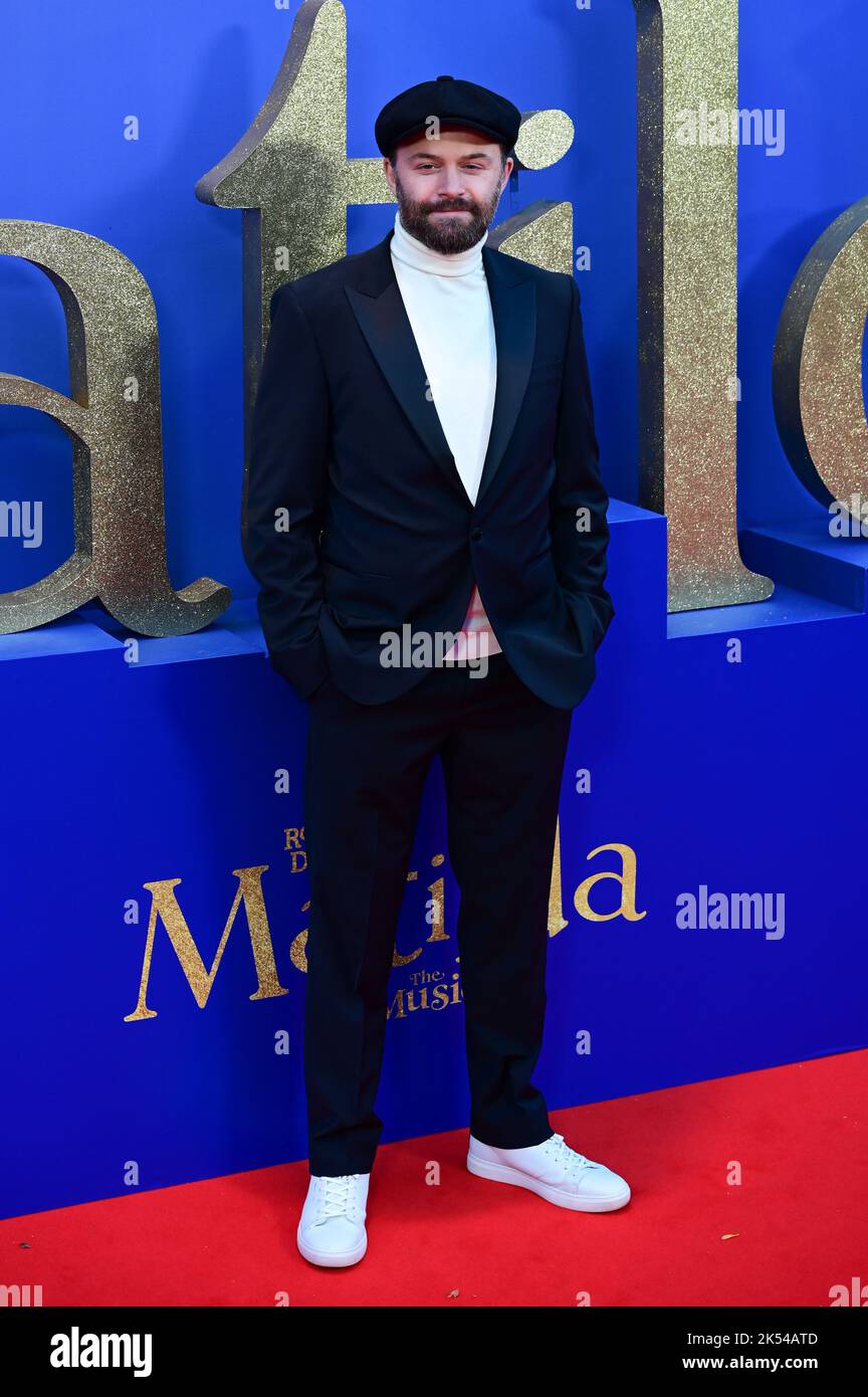 London, UK , 05/10/2022, Philip Barantini Arrive at the Cast and filmmakers attend the BFI London Film Festival press conference for Roald Dahl’s Matilda The Musical, released by Sony Pictures in cinemas across the UK & Ireland on November 25th -  5th October 2022, London, UK. Stock Photo