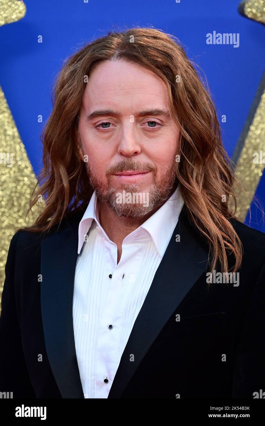 London, UK , 05/10/2022, Tim Minchin Arrive at the Cast and filmmakers attend the BFI London Film Festival press conference for Roald Dahl’s Matilda The Musical, released by Sony Pictures in cinemas across the UK & Ireland on November 25th -  5th October 2022, London, UK. Stock Photo