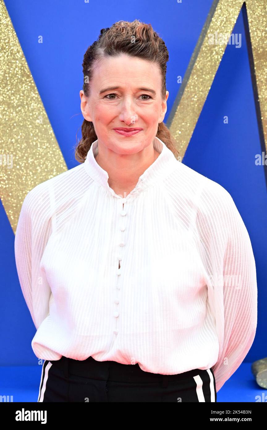 London, UK , 05/10/2022, Tricia Tuttle Arrive at the Cast and filmmakers attend the BFI London Film Festival press conference for Roald Dahl’s Matilda The Musical, released by Sony Pictures in cinemas across the UK & Ireland on November 25th -  5th October 2022, London, UK. Stock Photo