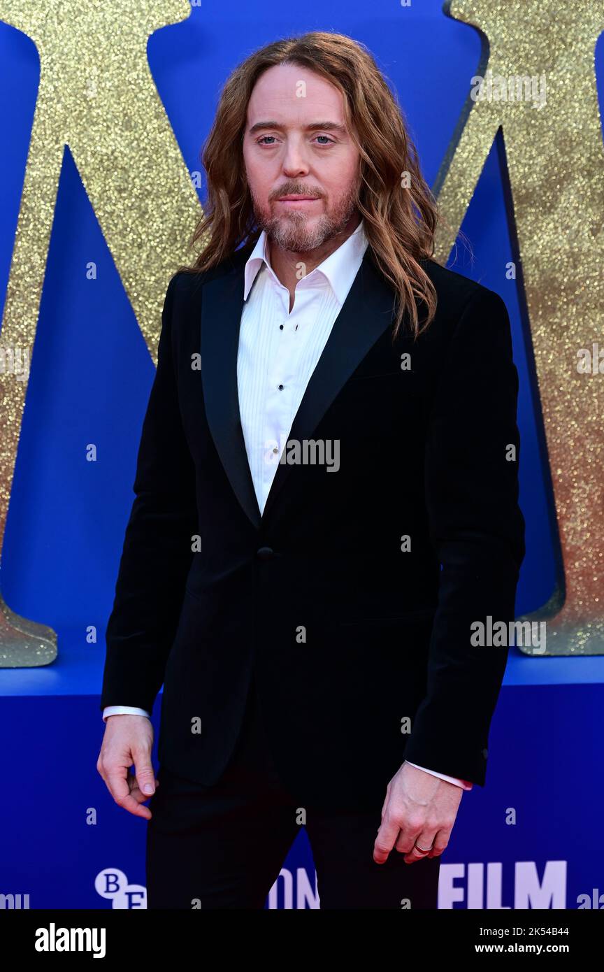 London, UK , 05/10/2022, Tim Minchin Arrive at the Cast and filmmakers attend the BFI London Film Festival press conference for Roald Dahl’s Matilda The Musical, released by Sony Pictures in cinemas across the UK & Ireland on November 25th -  5th October 2022, London, UK. Stock Photo