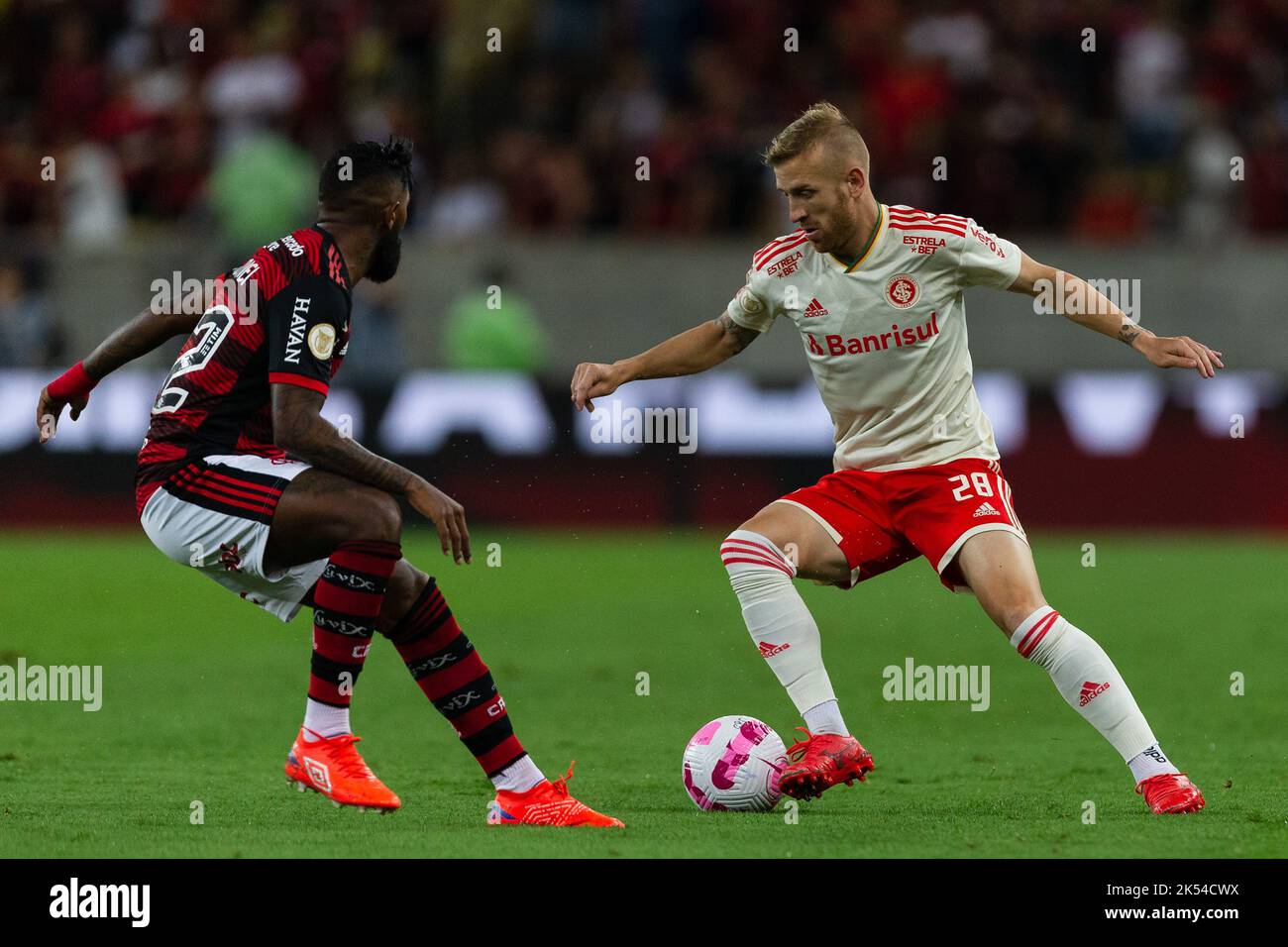 Rio de Janeiro, Brazil. October 05, 2022, PEDRO HENRIQUE of Internacional during the match