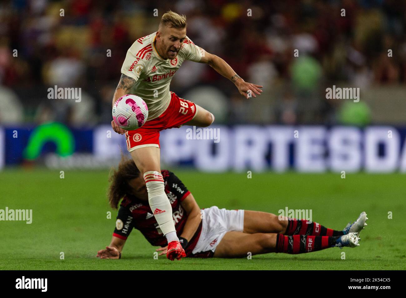 Rio de Janeiro, Brazil. October 05, 2022, PEDRO HENRIQUE of Internacional during the match
