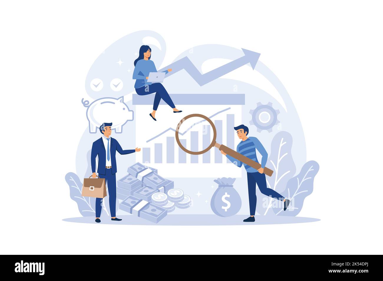 Financial analyst or consultant online service or platform. Business