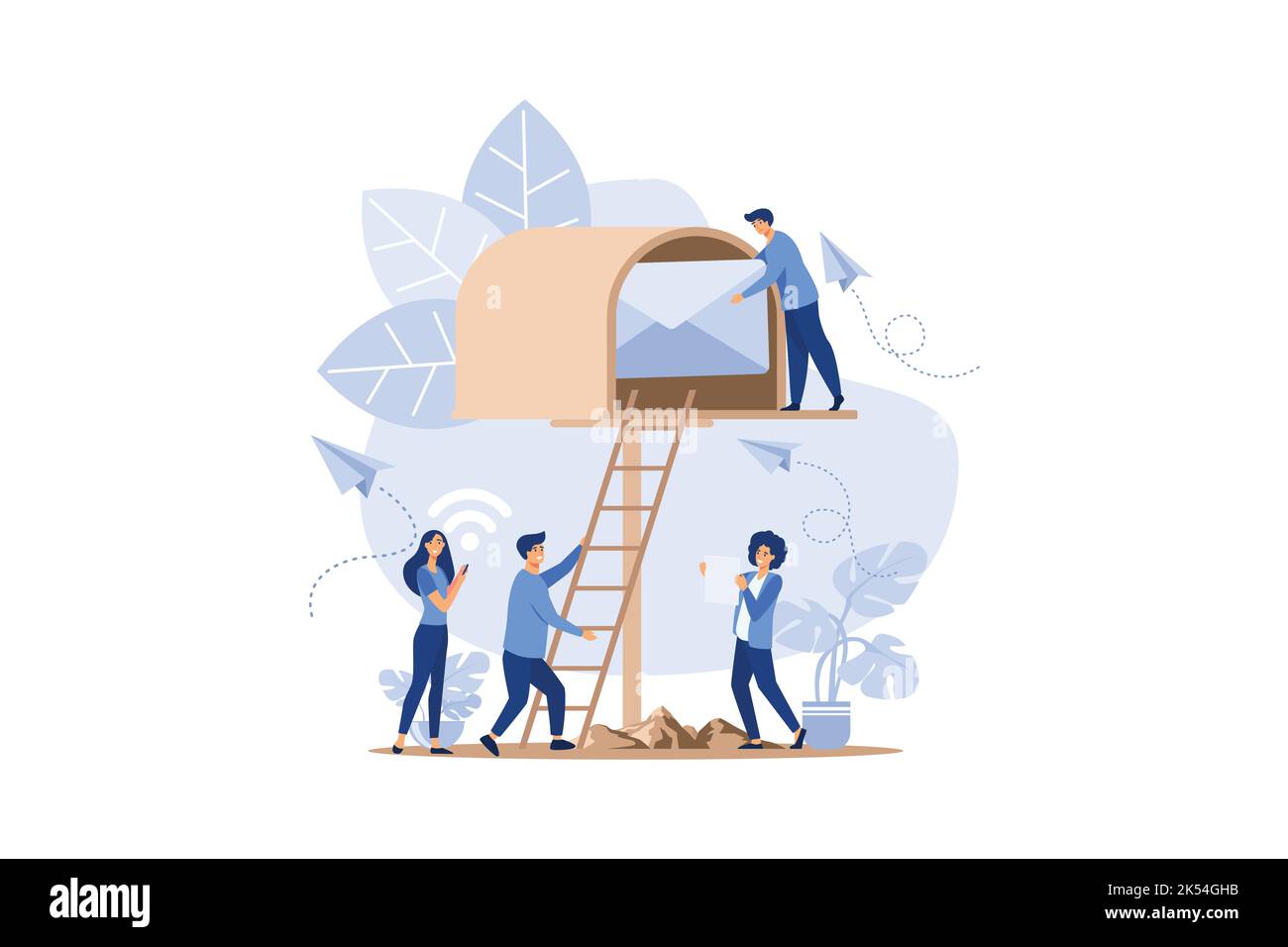 Service layout Stock Vector Images Alamy